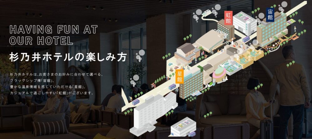 【杉乃井ホテル】宙館と星館・虹館の違い|スタンダードとデラックスの違いも!